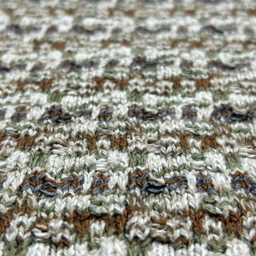 Vtg Croft & Barrow Sweater Mens Large Beige Cream Knit Pullover USA Grandpa Dad - Picture 6 of 13
